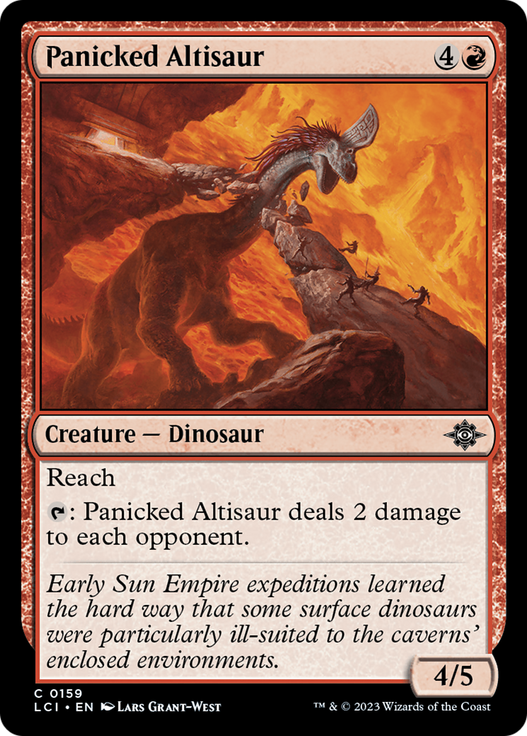 Panicked Altisaur (LCI-159) (Foil)