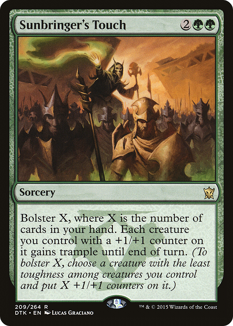 Sunbringer's Touch (DTK-209) (Foil)