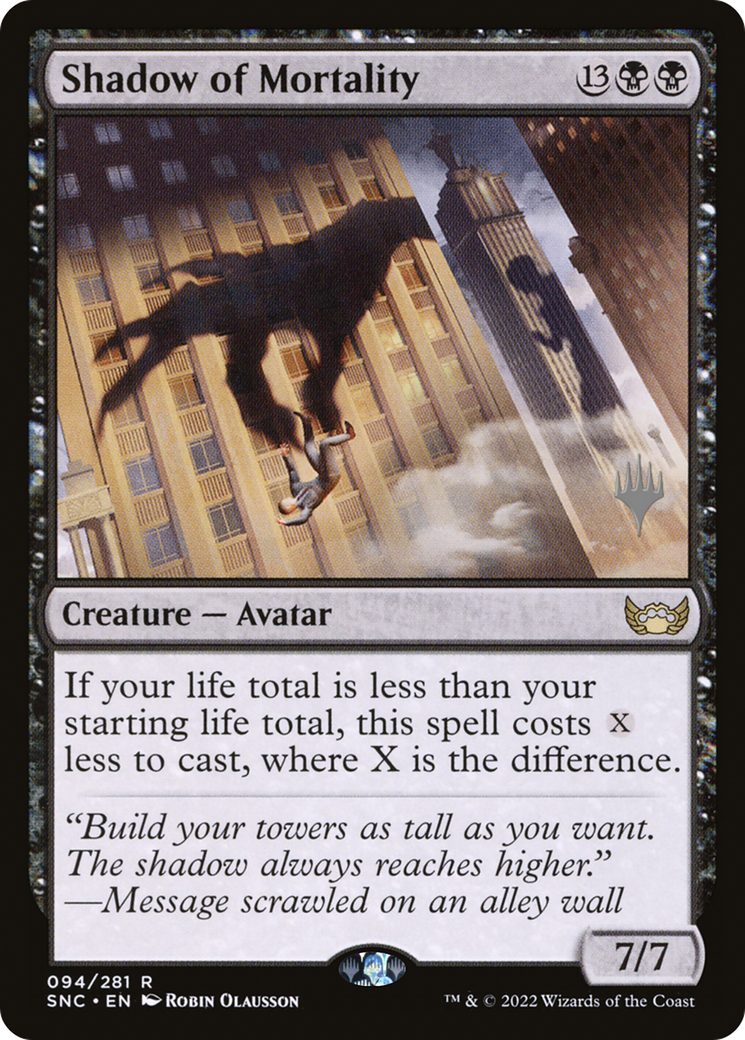 Shadow of Mortality (PPSNC-94P) (Foil)