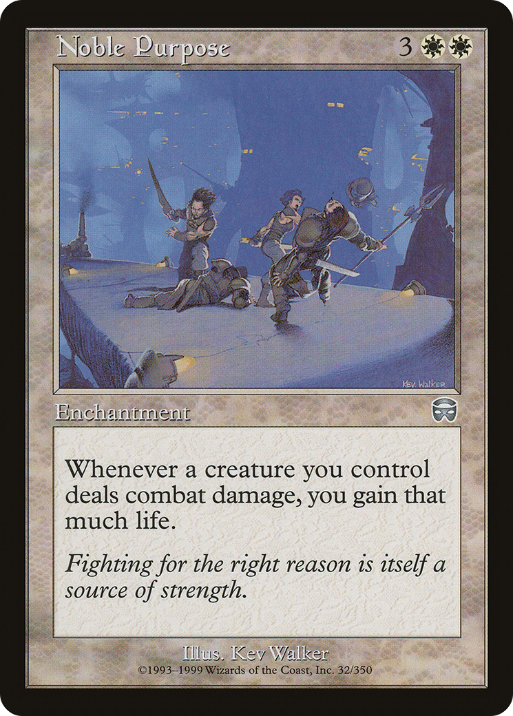 Noble Purpose (MMQ-032) (Foil)