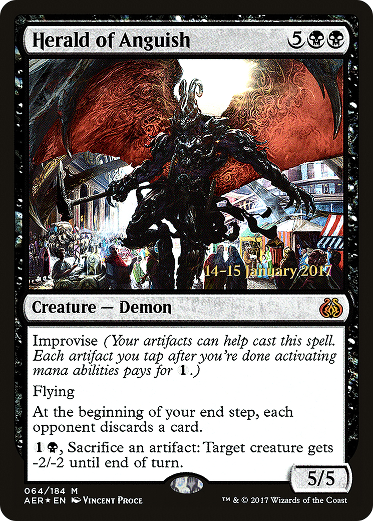 Herald of Anguish (PRE-64S) (Foil)