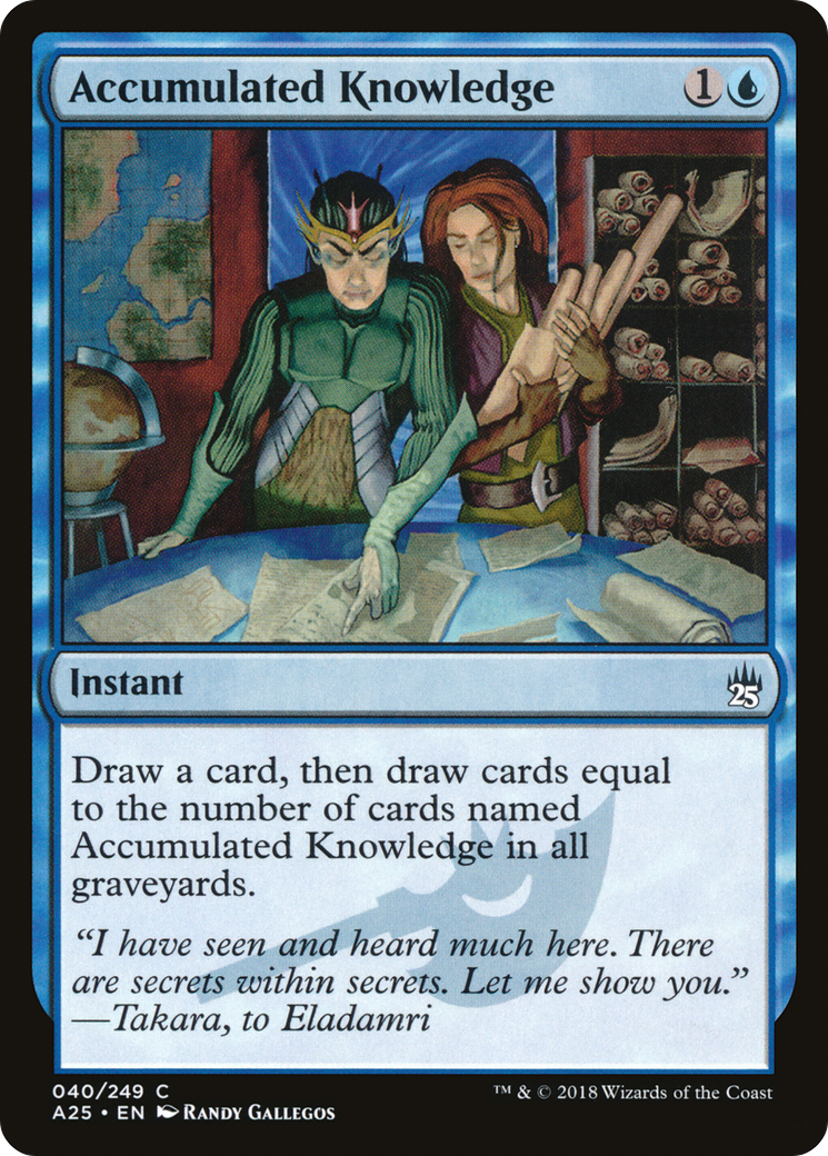 Accumulated Knowledge (A25-040) (Foil)