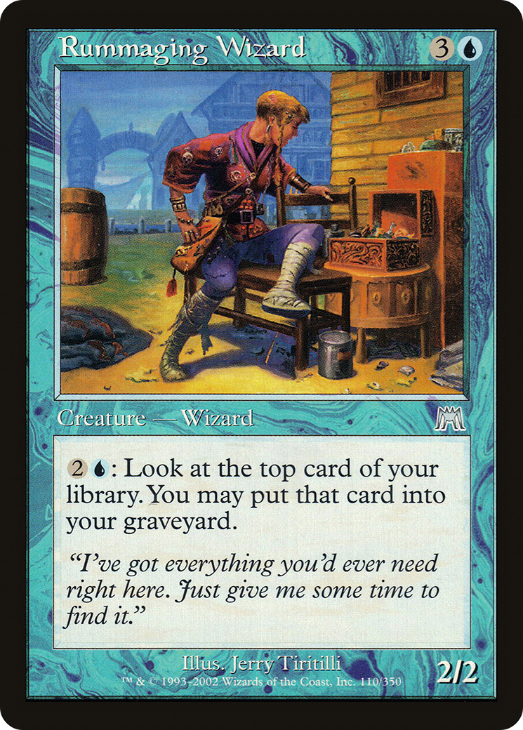Rummaging Wizard (ONS-110) (Foil)