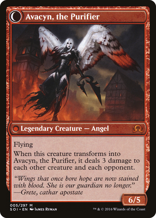 Archangel Avacyn // Avacyn, the Purifier (SOI-005) (Foil)