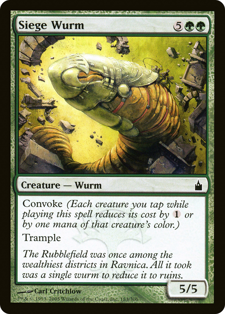 Siege Wurm (RAV-183) (Foil)