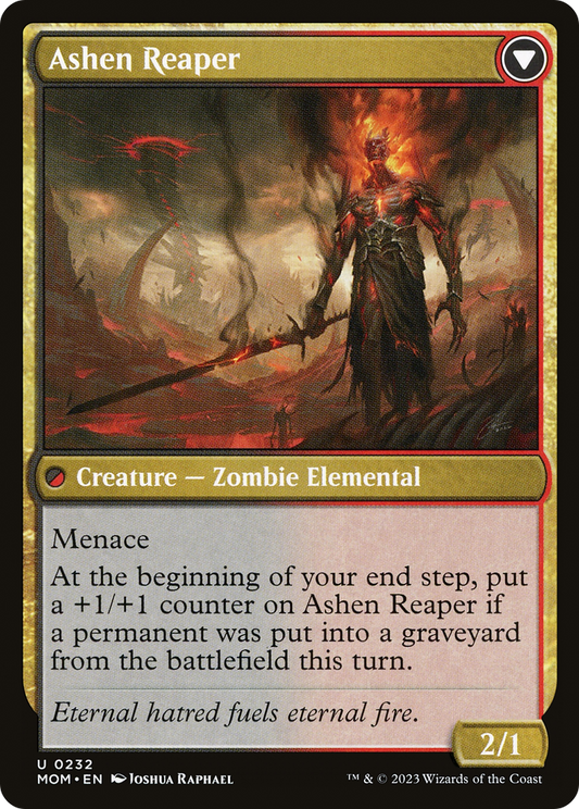 Invasion of Azgol // Ashen Reaper (MOM-232) (Foil)