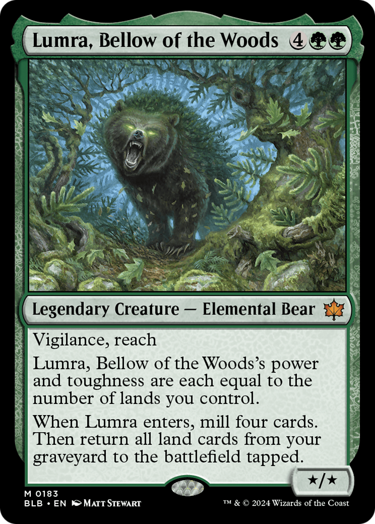Lumra, Bellow of the Woods (BLB-183) (Foil)