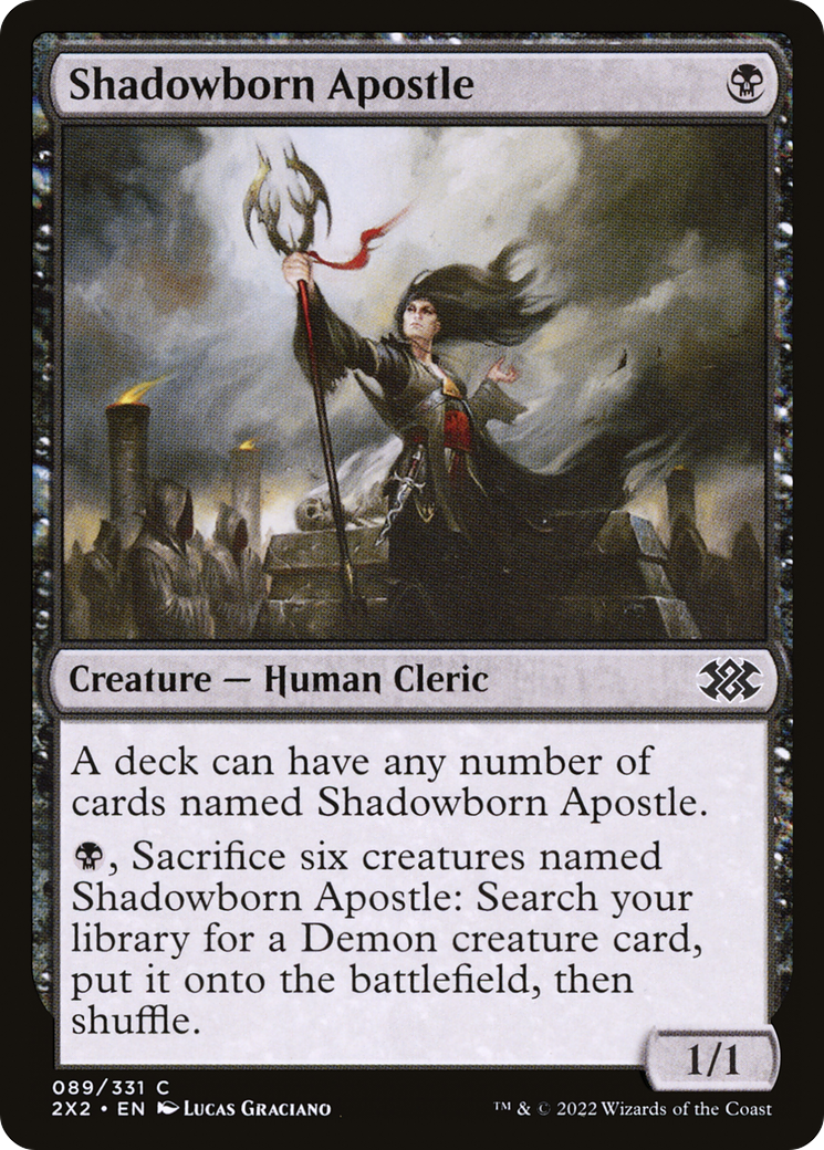 Shadowborn Apostle (2X2-089) (Foil)