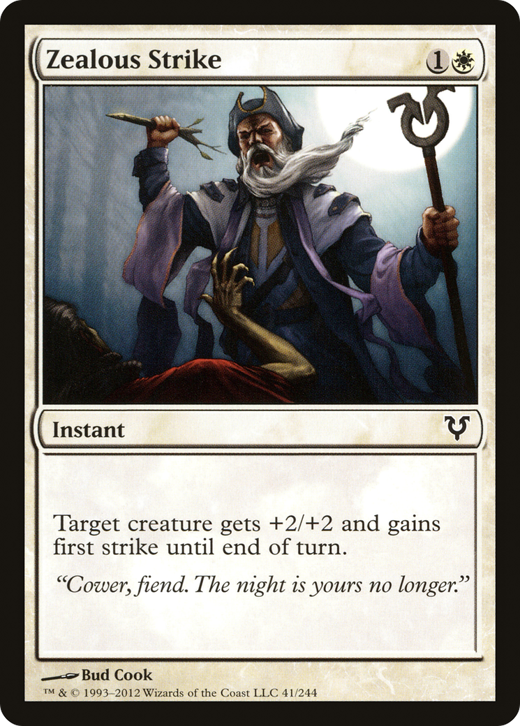 Zealous Strike (AVR-041) (Foil)