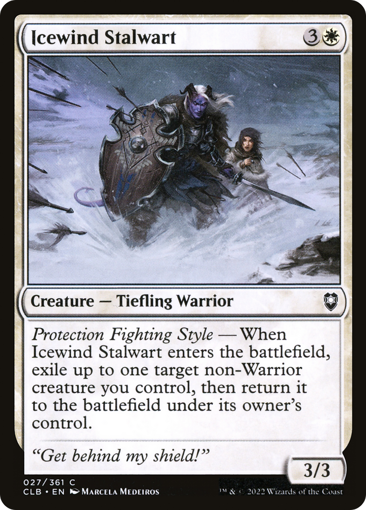 Icewind Stalwart (CLB-027) (Foil)