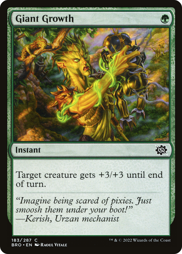 Giant Growth (BRO-183) (Foil)
