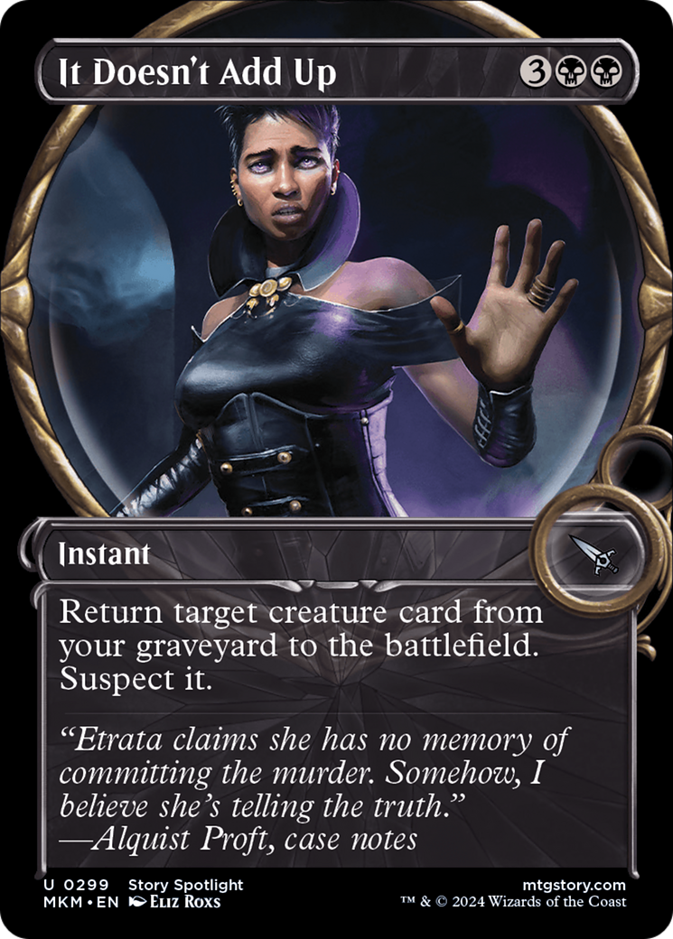 It Doesn't Add Up (MKM-299) (Showcase) (Foil)