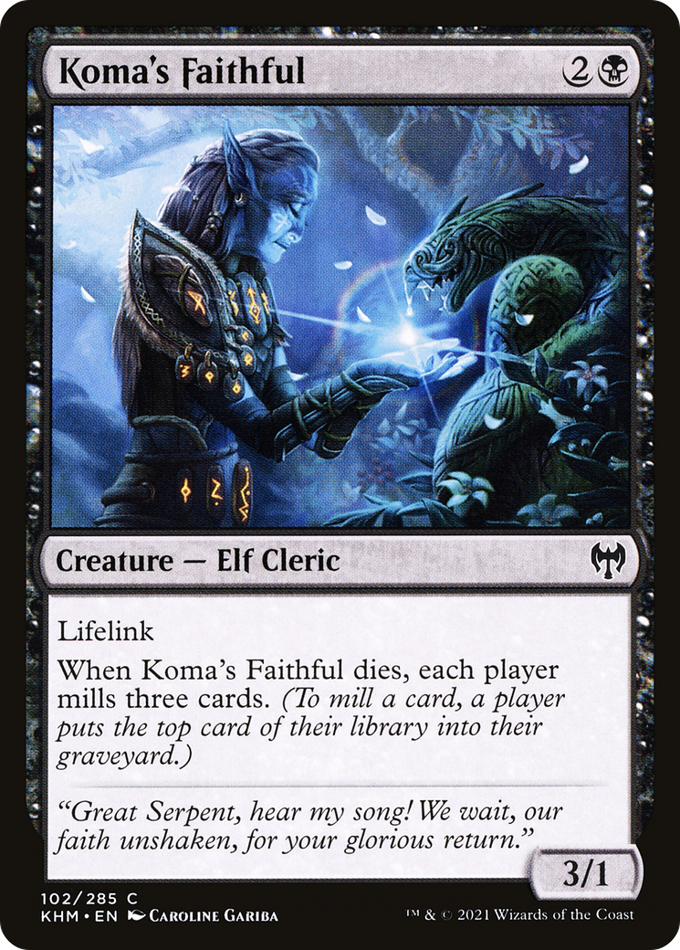 Koma's Faithful (KHM-102) (Foil)