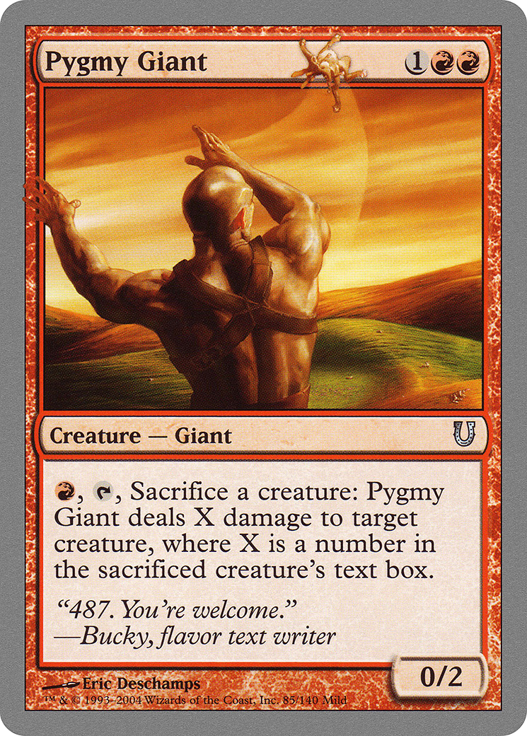 Pygmy Giant (UNH-085) (Foil)
