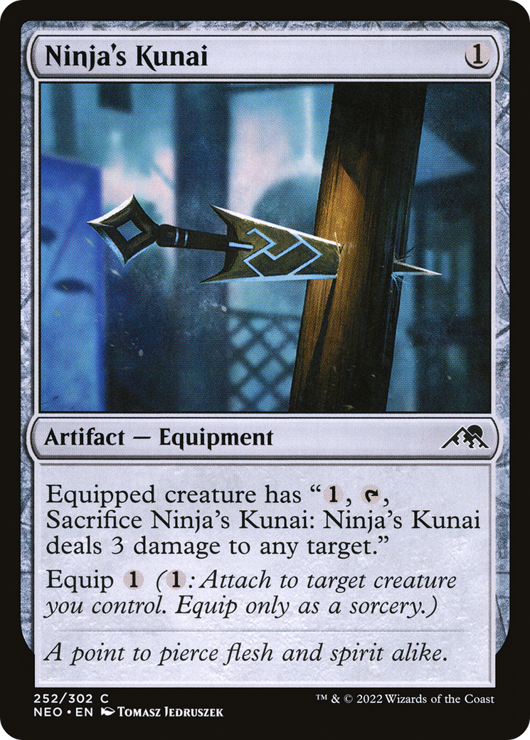 Ninja's Kunai (NEO-252) (Foil)
