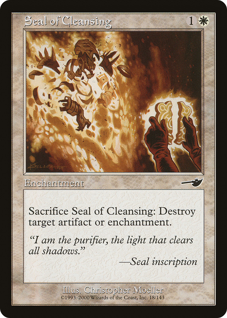 Seal of Cleansing (NMS-018) (Foil)