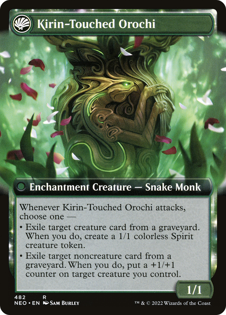 Teachings of the Kirin // Kirin-Touched Orochi (NEO-482) (Extended Art)