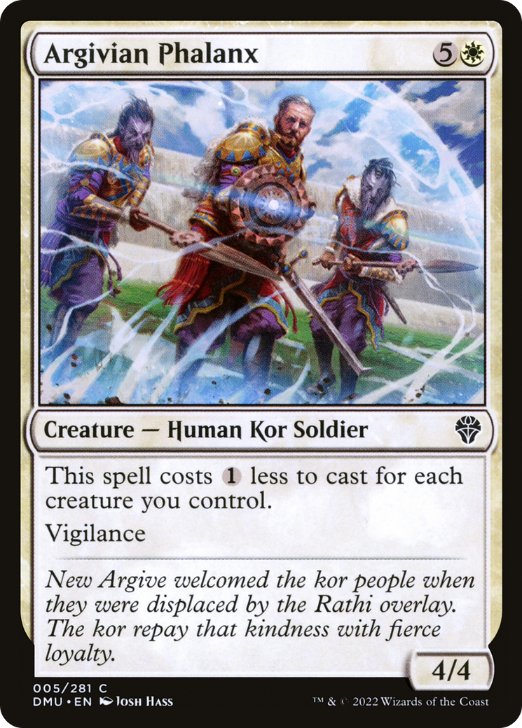 Argivian Phalanx (DMU-005) (Foil)