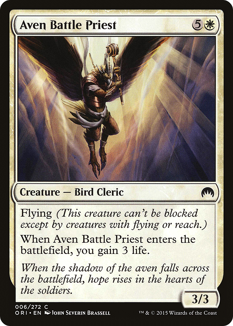 Aven Battle Priest (ORI-006) (Foil)