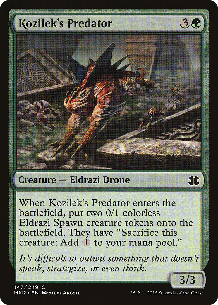 Kozilek's Predator (MM2-147) (Foil)