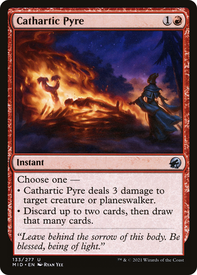 Cathartic Pyre (MID-133) (Foil)