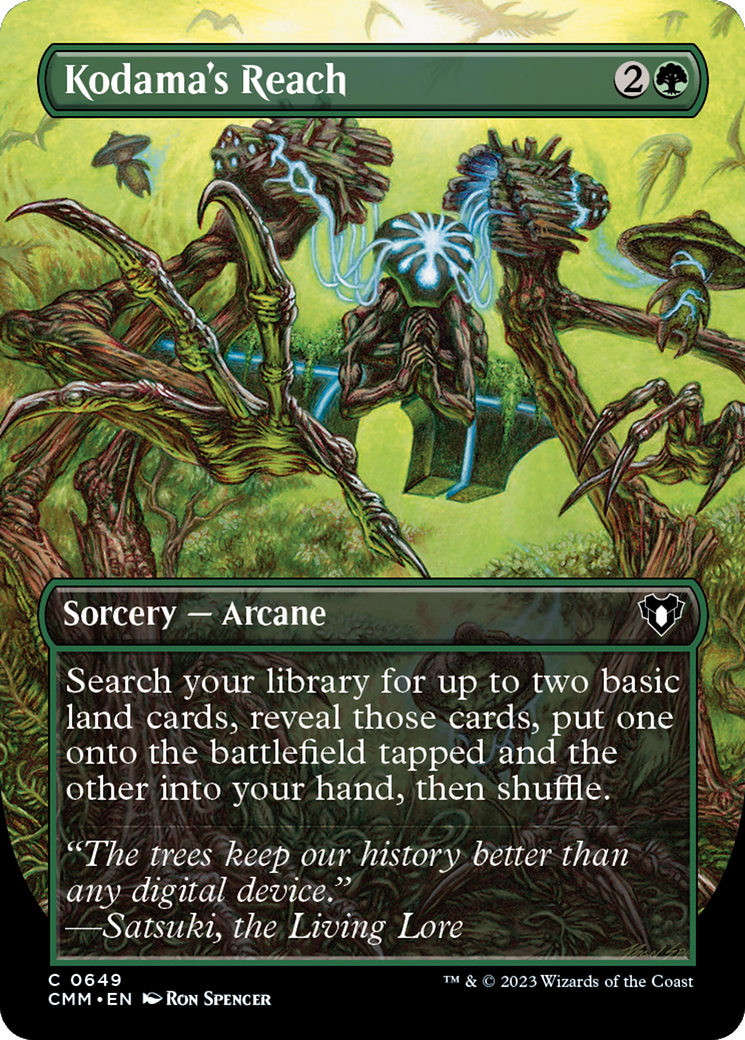 Kodama's Reach (CMM-649) (Borderless) (Foil)