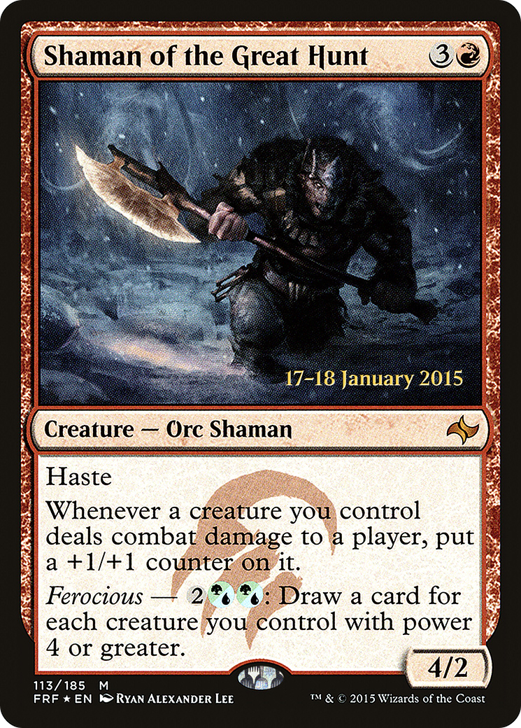 Shaman of the Great Hunt (PRE-113S) (Foil)