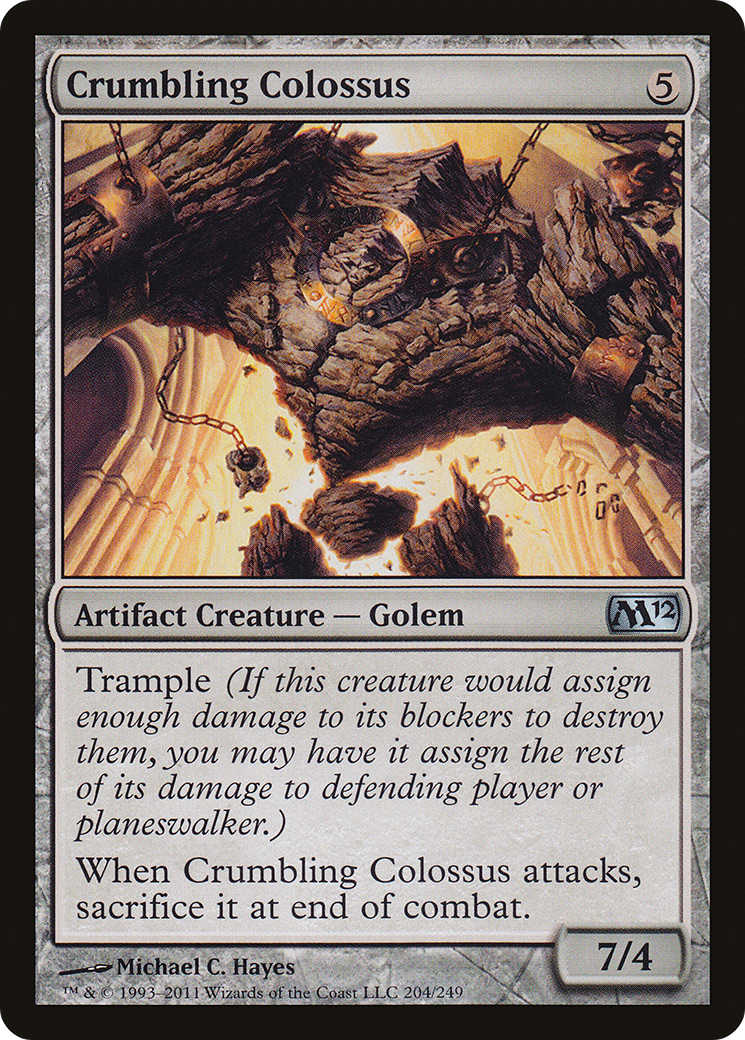 Crumbling Colossus (M12-204) (Foil)