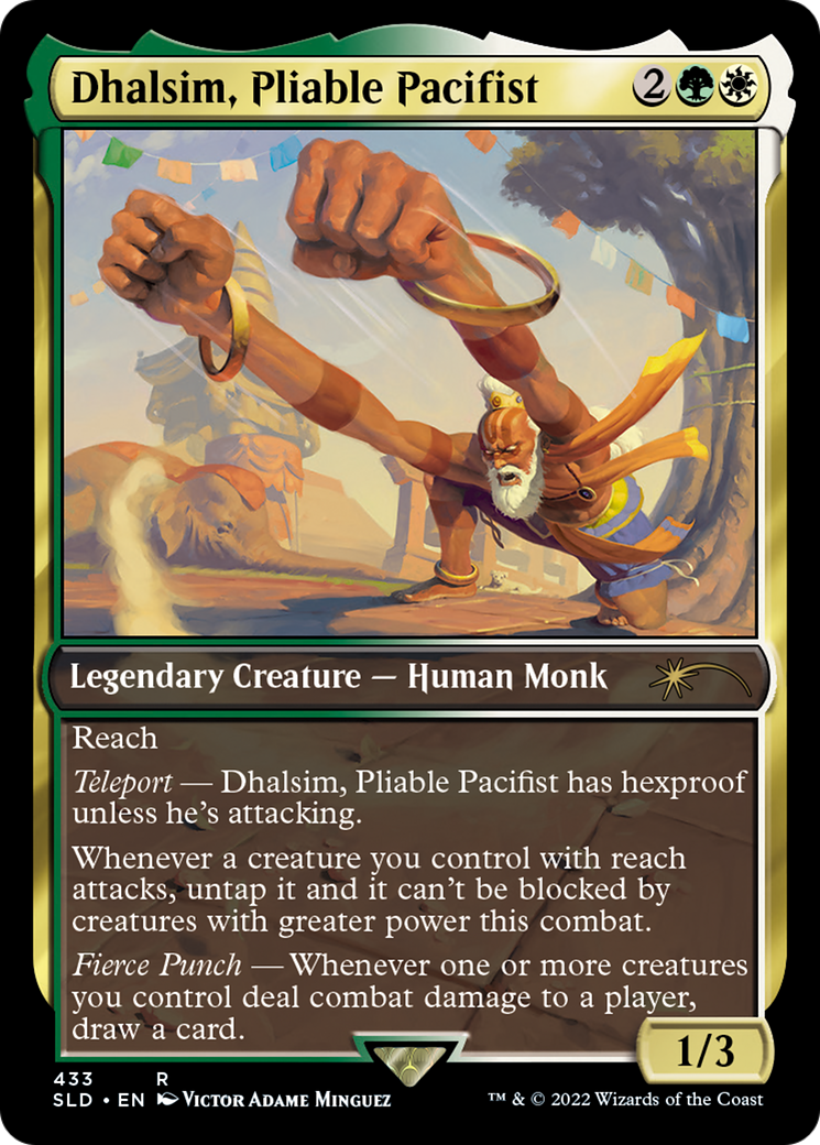 Dhalsim, Pliable Pacifist / Tadeas, Juniper Ascendant (SLD-433) (Foil)