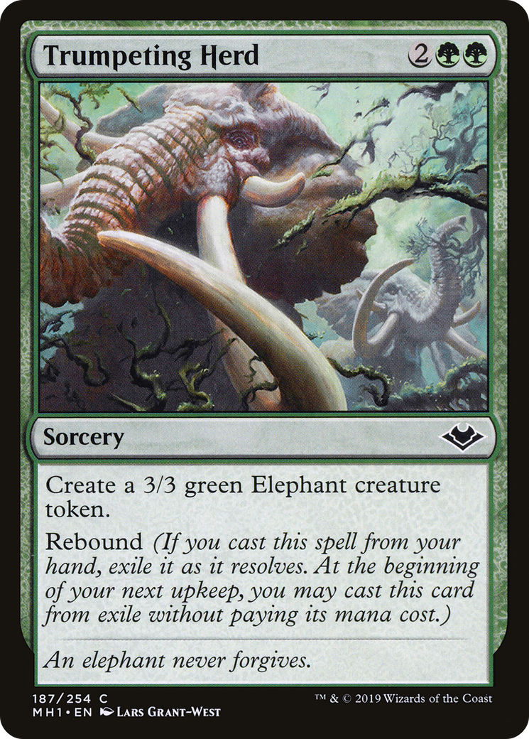 Trumpeting Herd (MH1-187) (Foil)