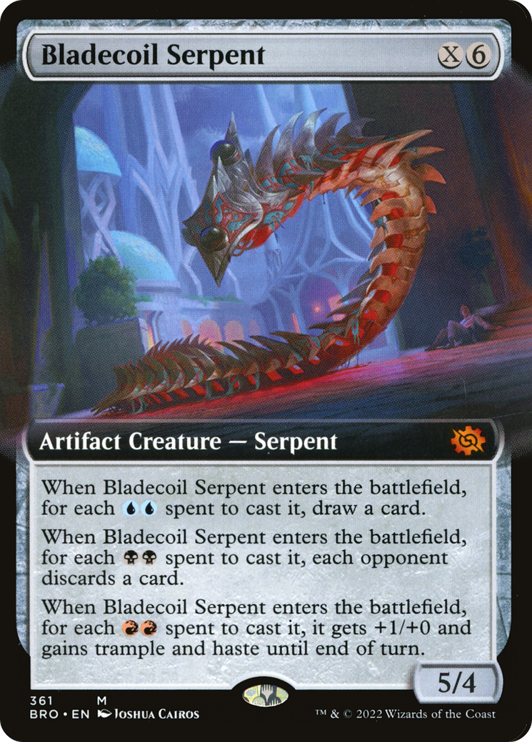 Bladecoil Serpent (BRO-361) (Extended Art) (Foil)