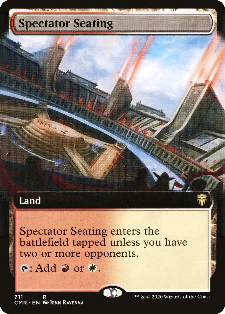 Spectator Seating (CMR-711) (Extended Art) (Foil)