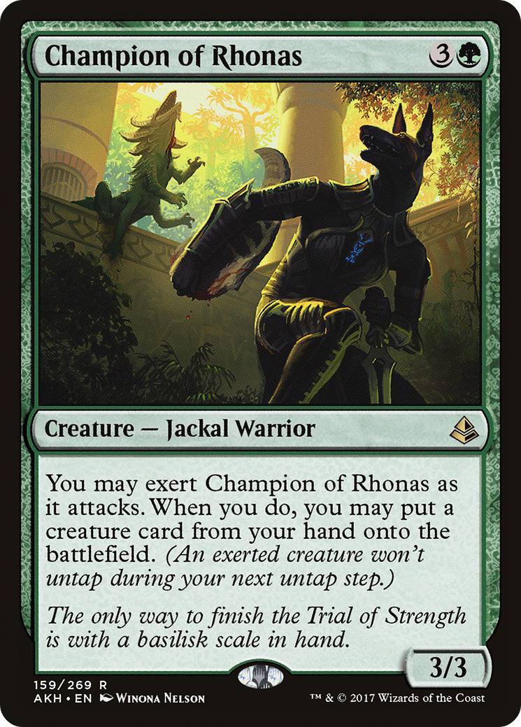 Champion of Rhonas (AKH-159) (Foil)