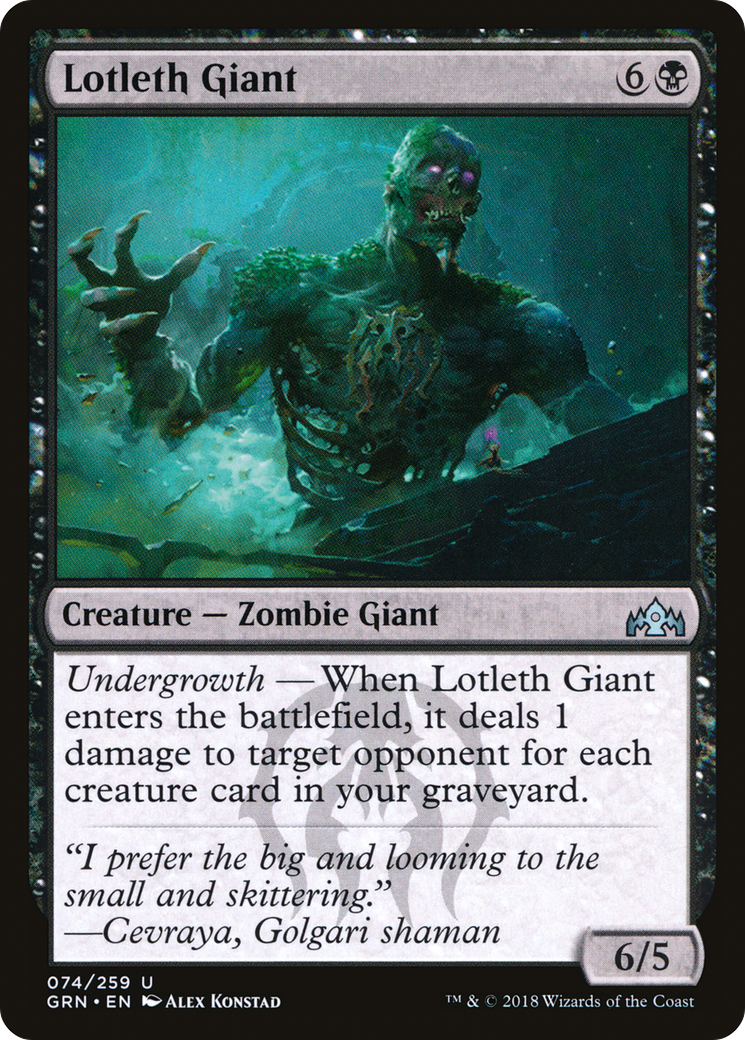 Lotleth Giant (GRN-074) (Foil)