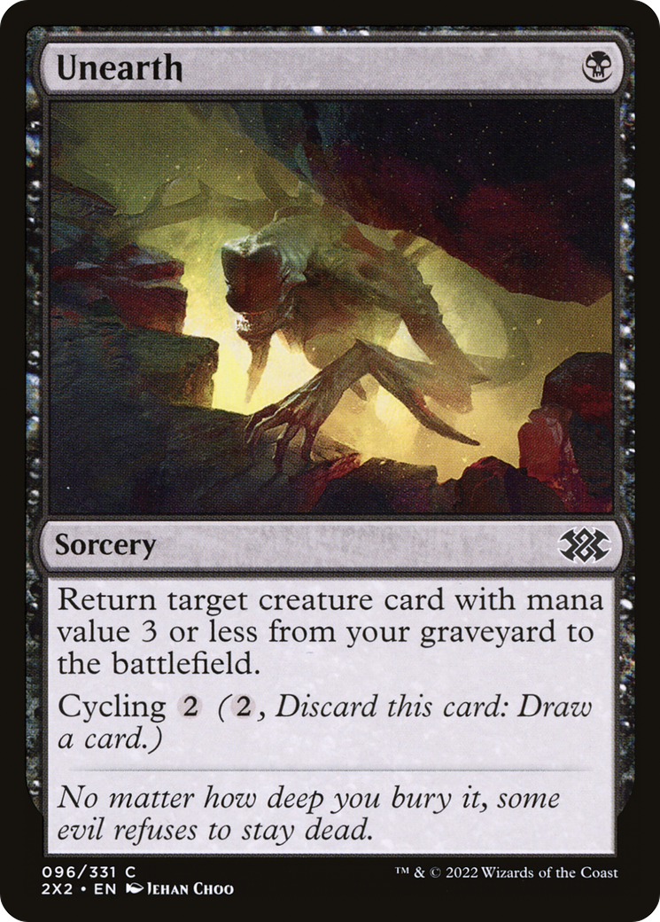 Unearth (2X2-096) (Foil)