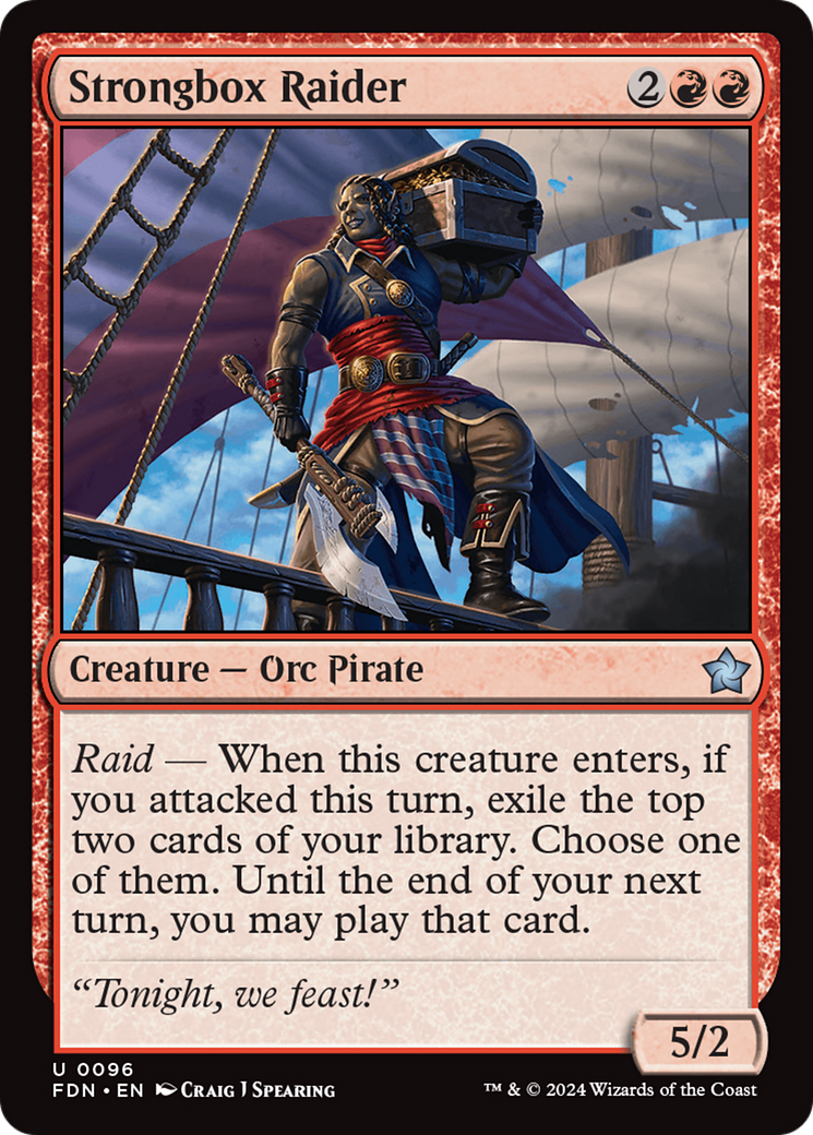 Strongbox Raider (FDN-096) (Foil)