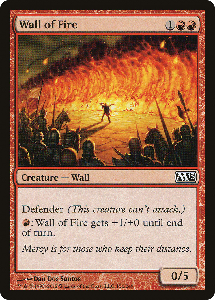 Wall of Fire (M13-156) (Foil)