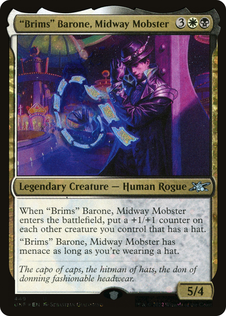 "Brims" Barone, Midway Mobster (UNF-449) (Galaxy Foil)