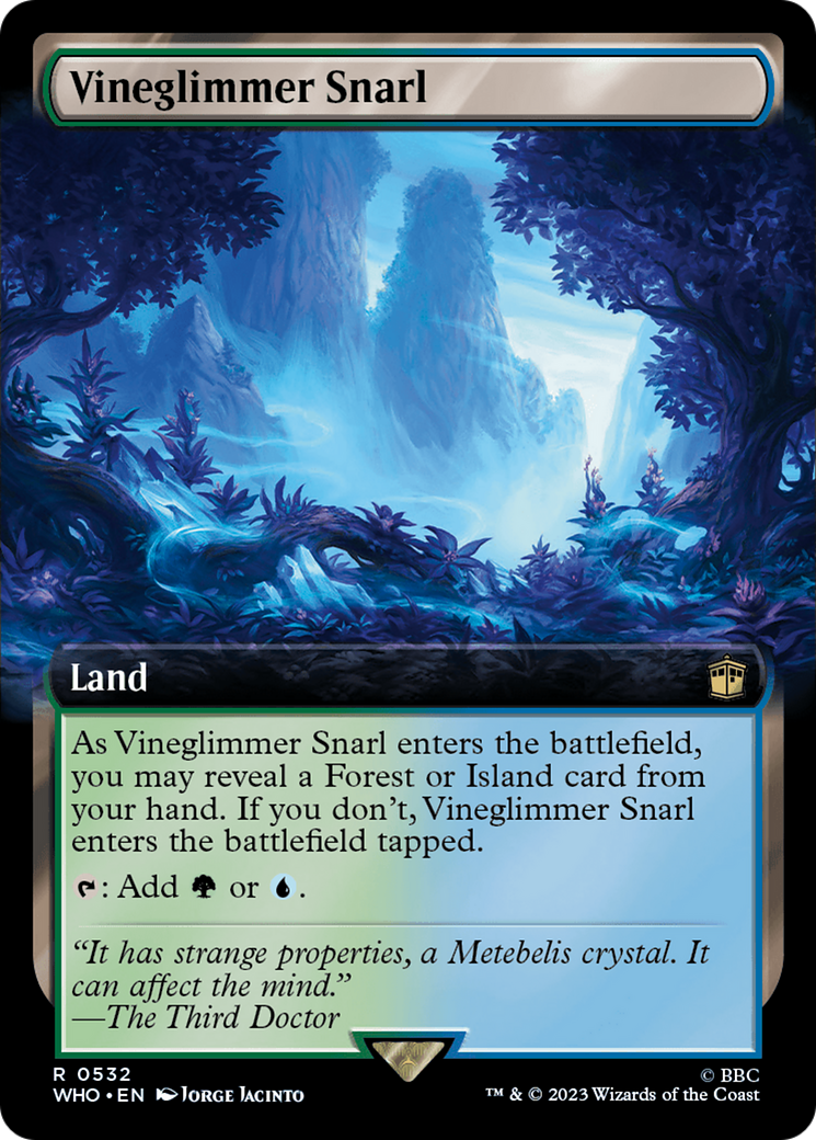 Vineglimmer Snarl (WHO-532) (Extended Art) (Foil)