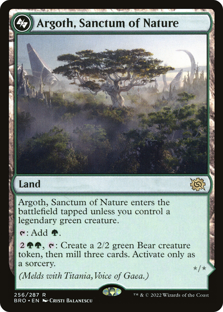 Argoth, Sanctum of Nature (BRO-256A) (Foil)