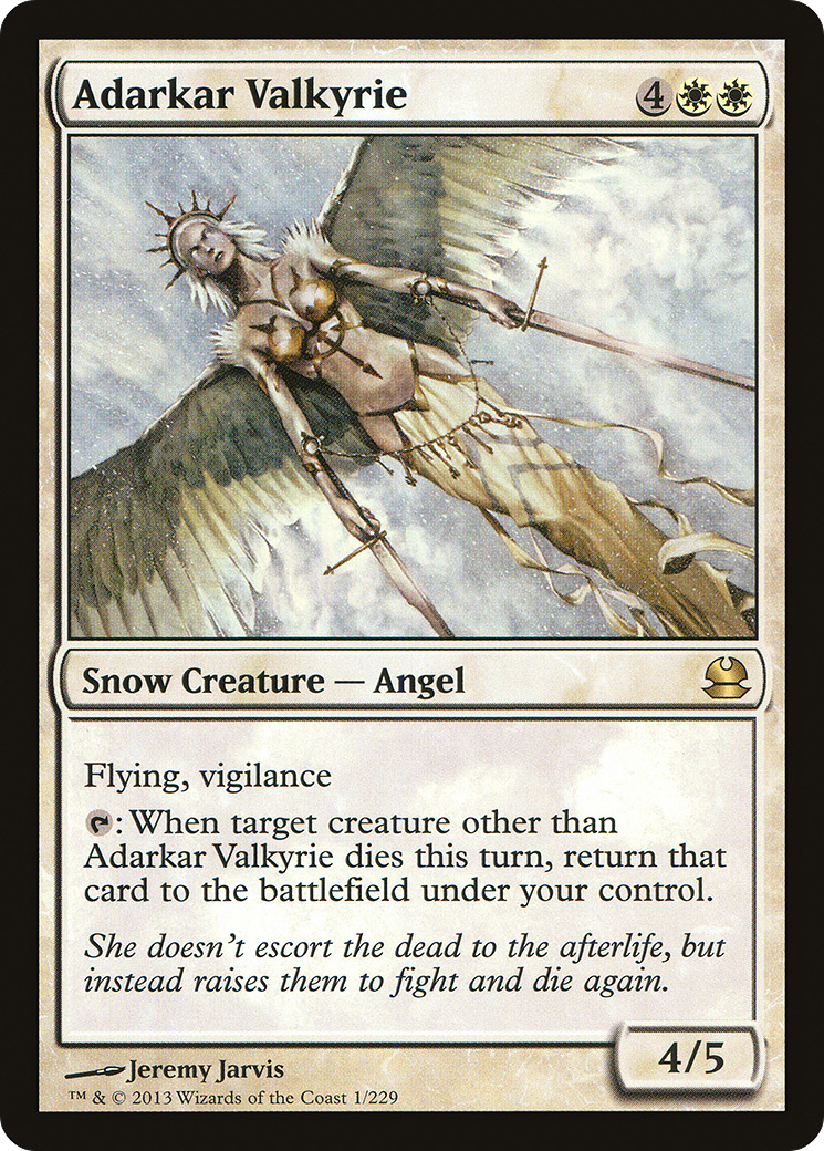 Adarkar Valkyrie (MMA-001) (Foil)