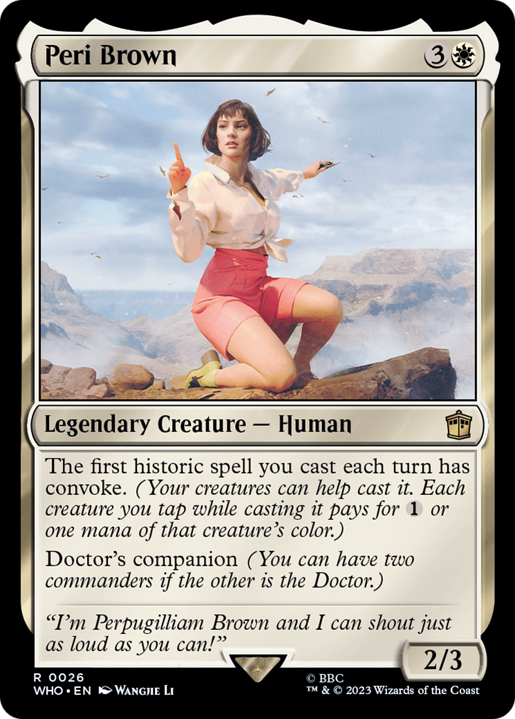 Peri Brown (WHO-026)