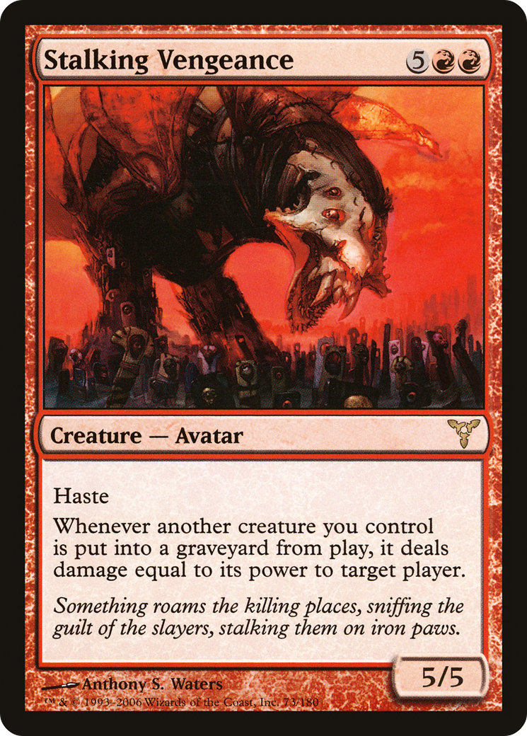 Stalking Vengeance (DIS-073) (Foil)