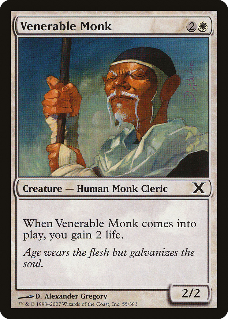 Venerable Monk (10E-055) (Foil)