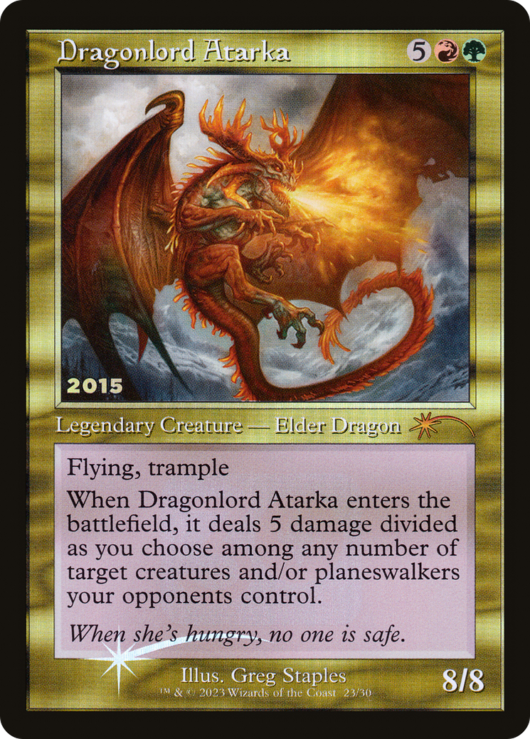 Dragonlord Atarka (30A-P-023) (Foil)