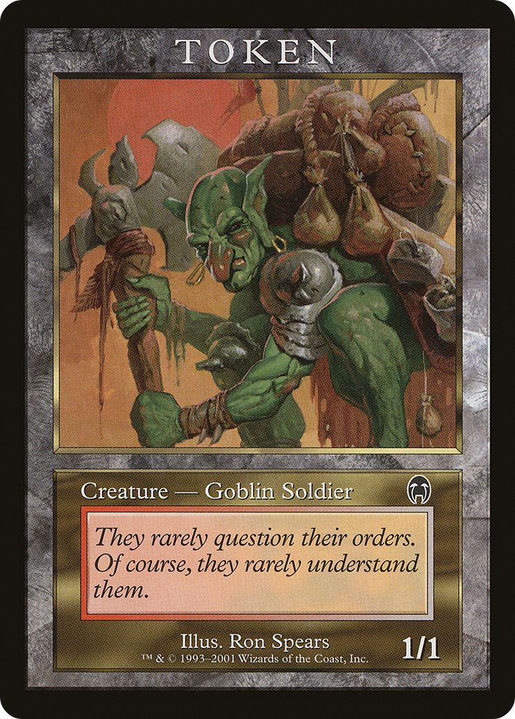 Goblin Soldier Token (APC) (MPRP-)