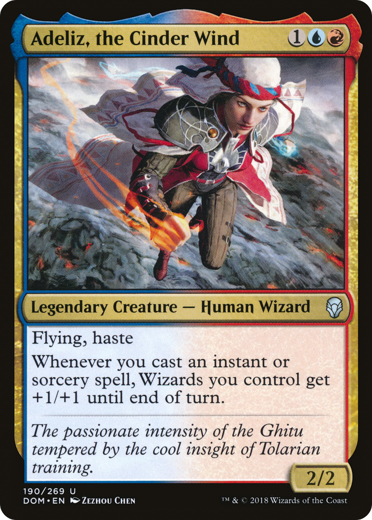 Adeliz, the Cinder Wind (DOM-190) (Foil)