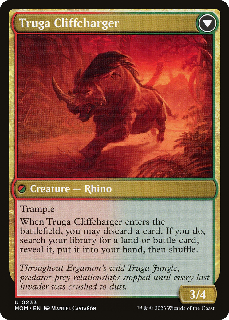 Invasion of Ergamon // Truga Cliffcharger (MOM-233) (Foil)