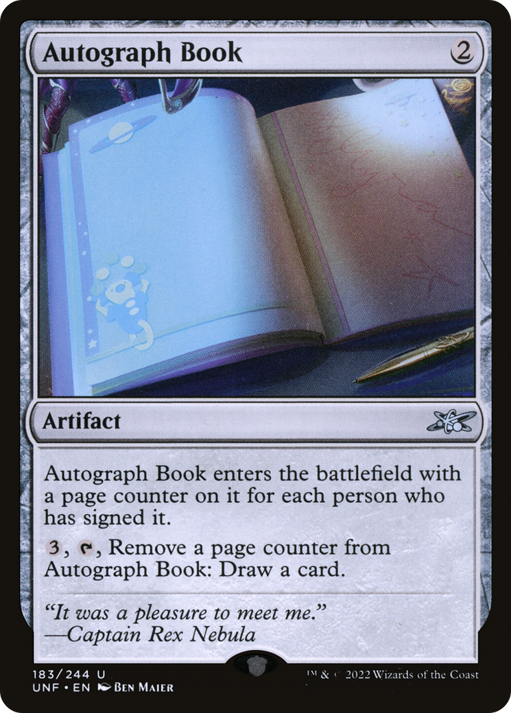 Autograph Book (UNF-183) (Foil)