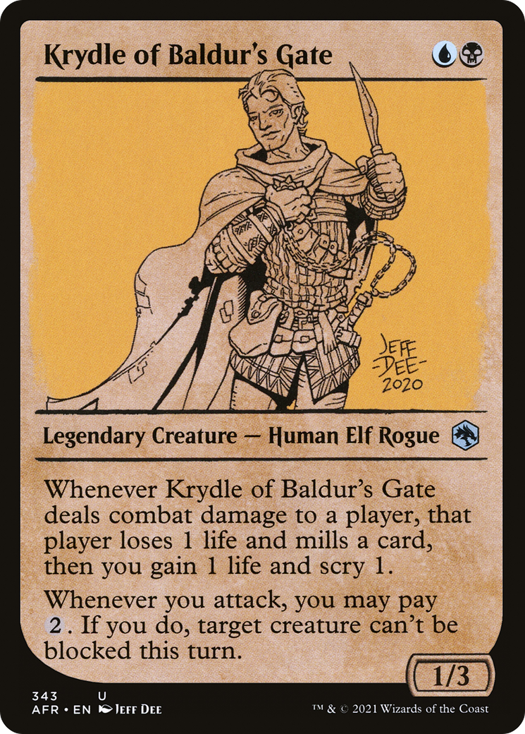 Krydle of Baldur's Gate (AFR-343) (Showcase) (Foil)